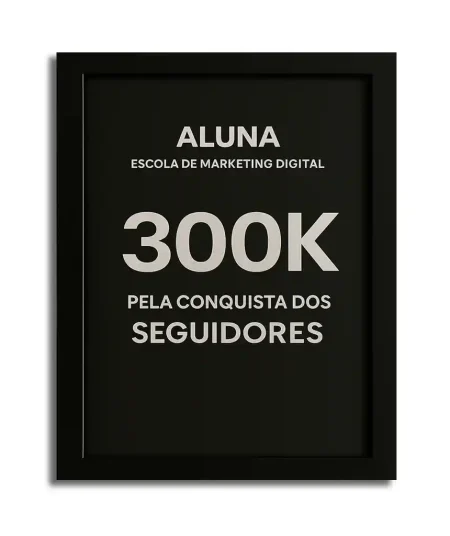 Quadro placa comemorativa conquistas