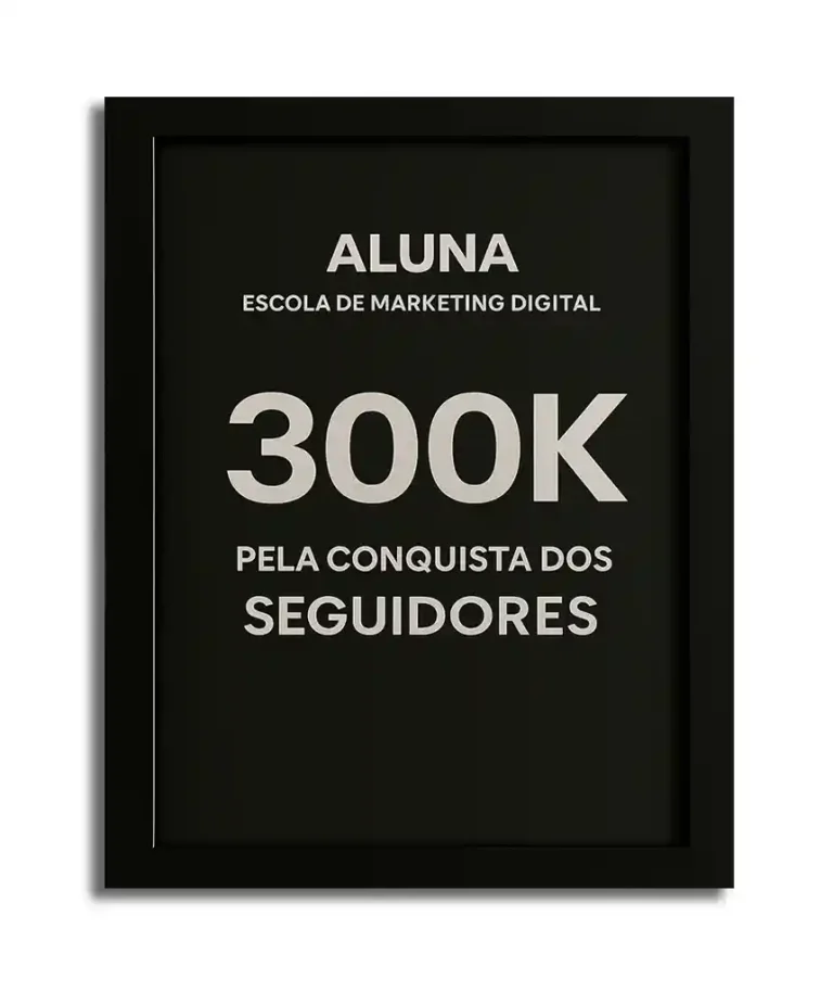 Quadro placa comemorativa conquistas